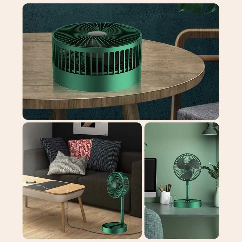 3 Speed Big size Rechargeable Mini Folding Telescopic Fan USB Rechargeable
