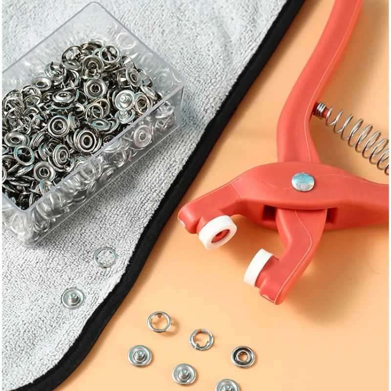 1Pc Plier Tool Plastic Snap Button Kit Clothing Sewing Buttons Installation Tool